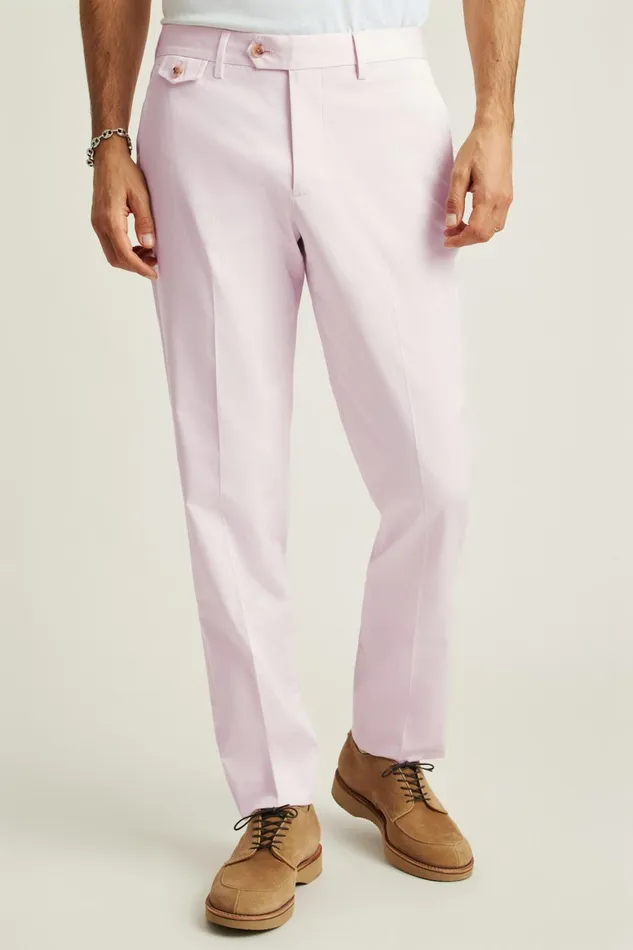 Men Jetsetter Italian Cotton Dress Pant Dusty Pink Bonobos Dress Pants