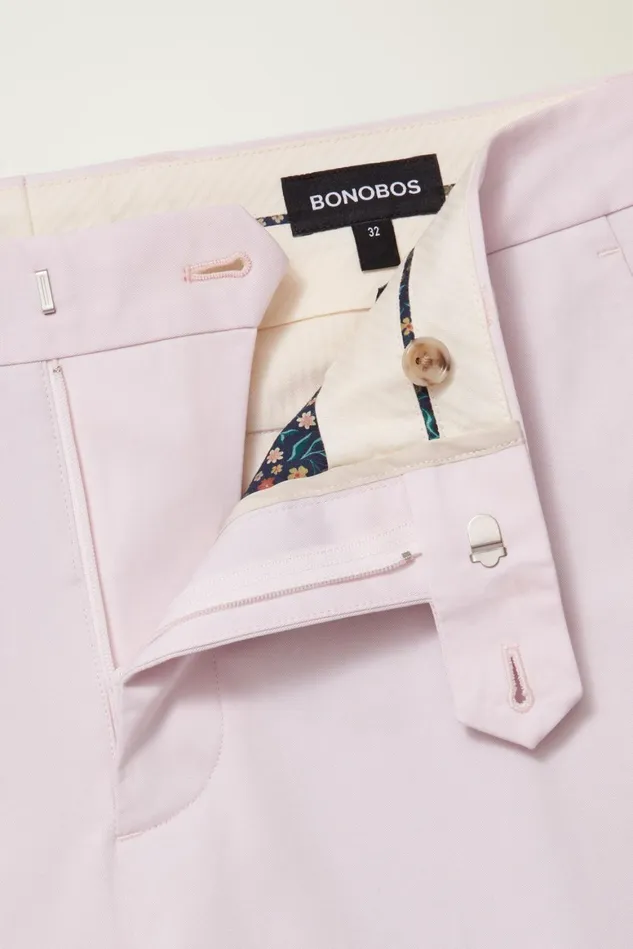 Men Jetsetter Italian Cotton Dress Pant Dusty Pink Bonobos Dress Pants