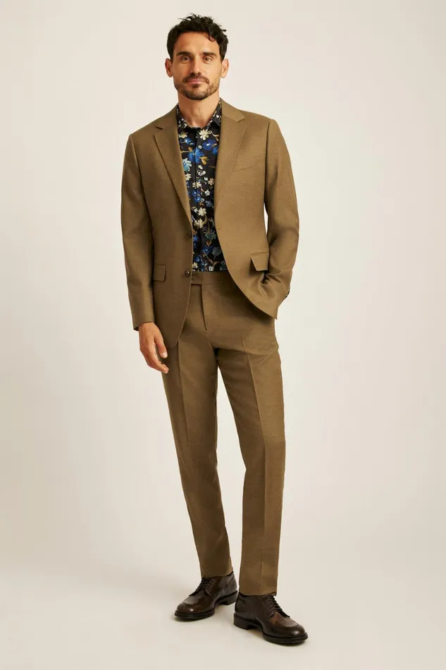 Men Jetsetter Italian Flannel Blazer Camel Bonobos Blazers and Sport Coats