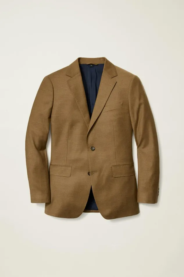Men Jetsetter Italian Flannel Blazer Camel Bonobos Blazers and Sport Coats