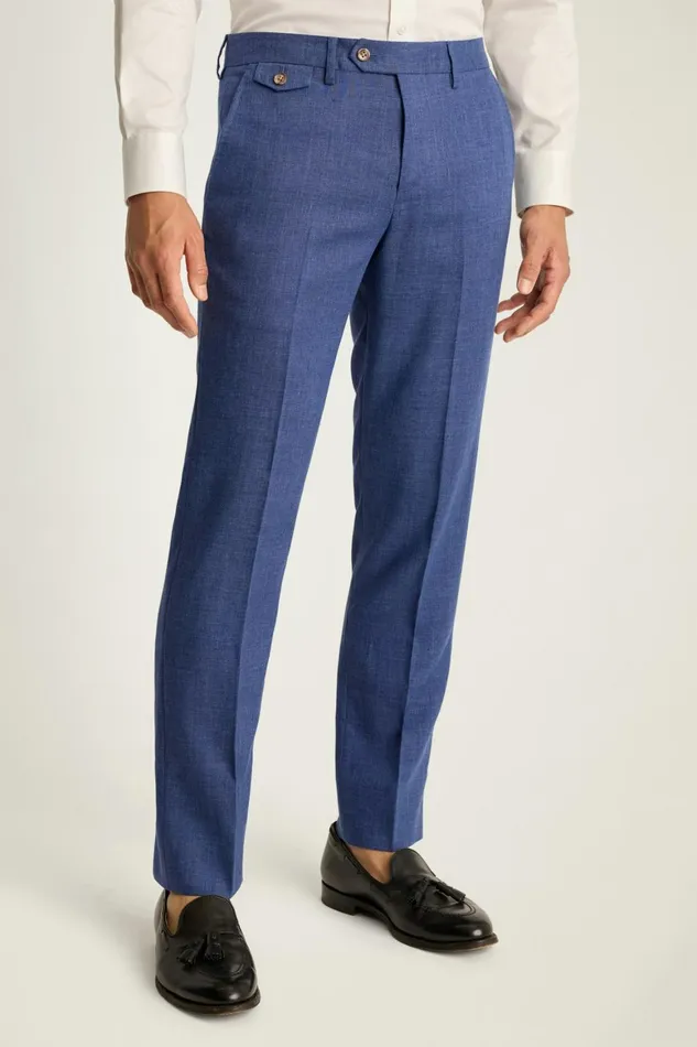 Men Jetsetter Italian Linen Dress Pant Bright Navy Bonobos Dress Pants