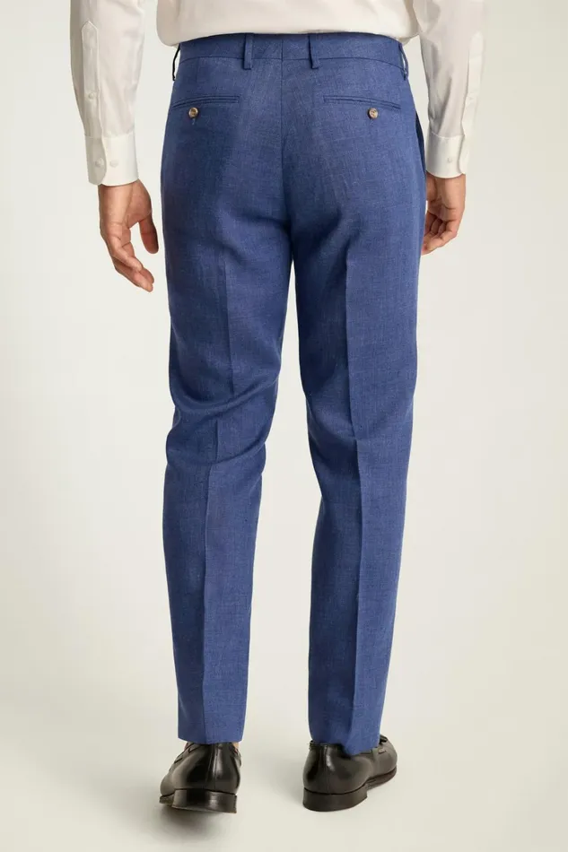 Men Jetsetter Italian Linen Dress Pant Bright Navy Bonobos Dress Pants