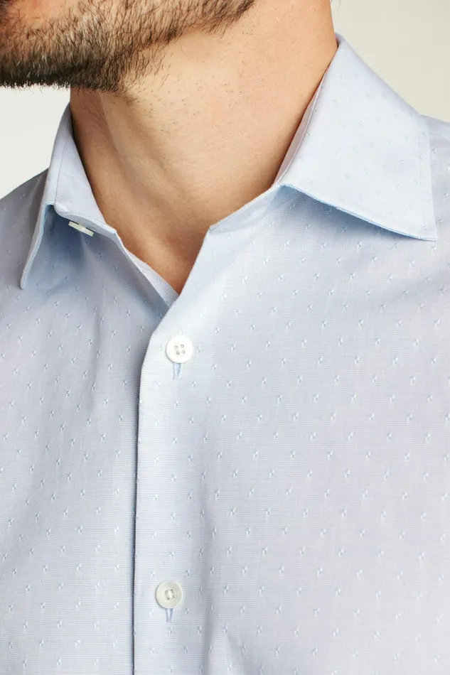 Men Jetsetter Stretch Dress Shirt Blue Fille Coupe Bonobos Business Casual Shirts