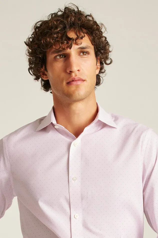 Men Jetsetter Stretch Dress Shirt Rose Dot Bonobos Business Casual Shirts