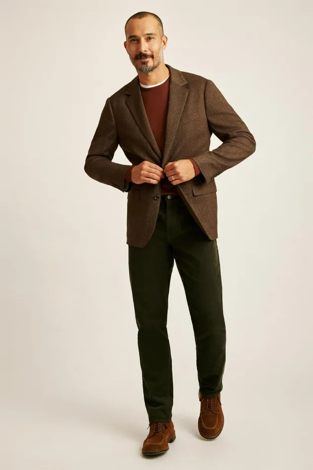 Men Jetsetter Unconstructed Blazer Light Brown Herringbone Bonobos Blazers and Sport Coats Men Jetsetter Unconstructed Blazer Light Brown Herringbone Bonobos Blazers and Sport Coats