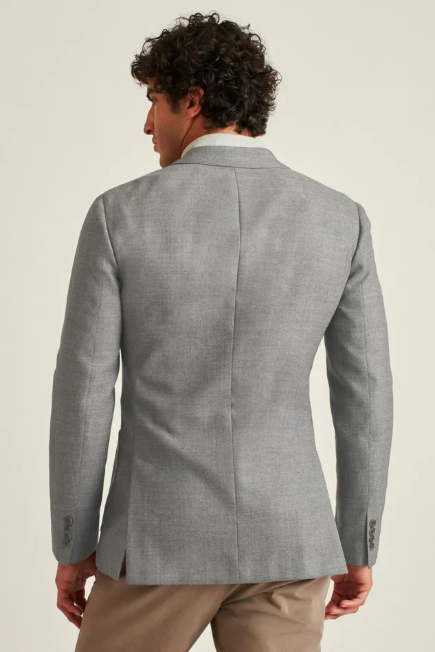 Men Jetsetter Unconstructed Italian Wool Blazer Grey Bonobos Blazers and Sport Coats
