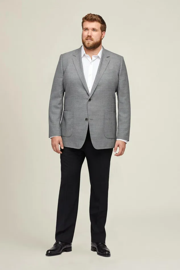 Men Jetsetter Unconstructed Italian Wool Blazer Grey Bonobos Blazers and Sport Coats