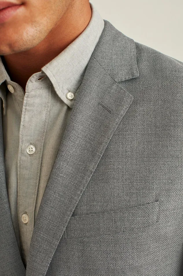 Men Jetsetter Unconstructed Italian Wool Blazer Grey Bonobos Blazers and Sport Coats