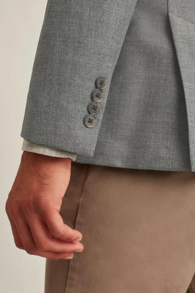 Men Jetsetter Unconstructed Italian Wool Blazer Grey Bonobos Blazers and Sport Coats