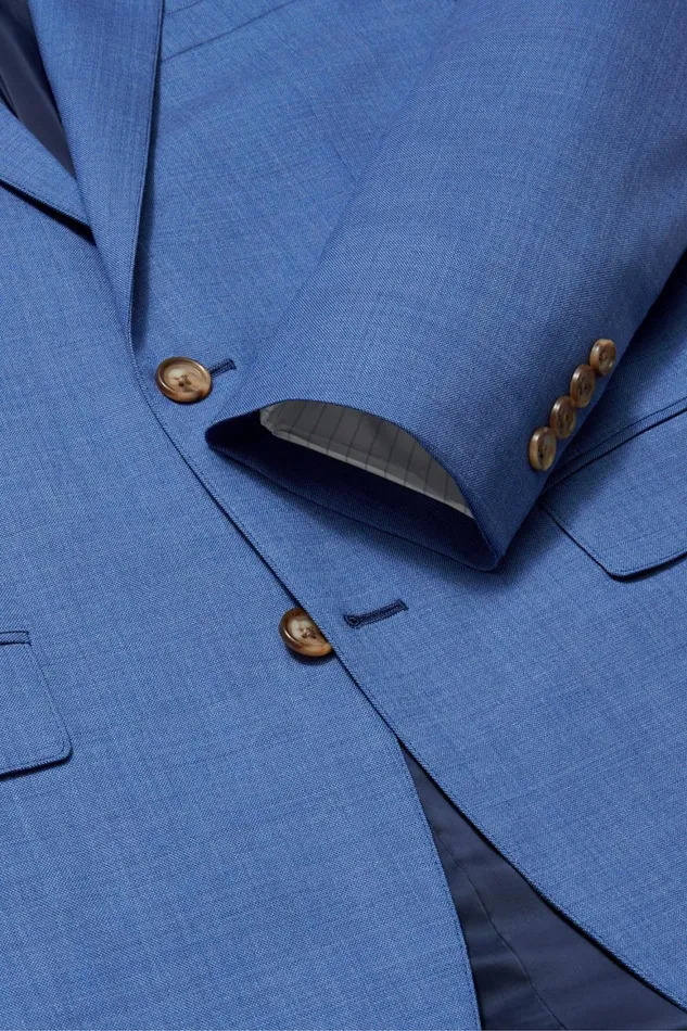 Men Jetsetter Wool Blazer Iceberg Blue Bonobos Blazers and Sport Coats