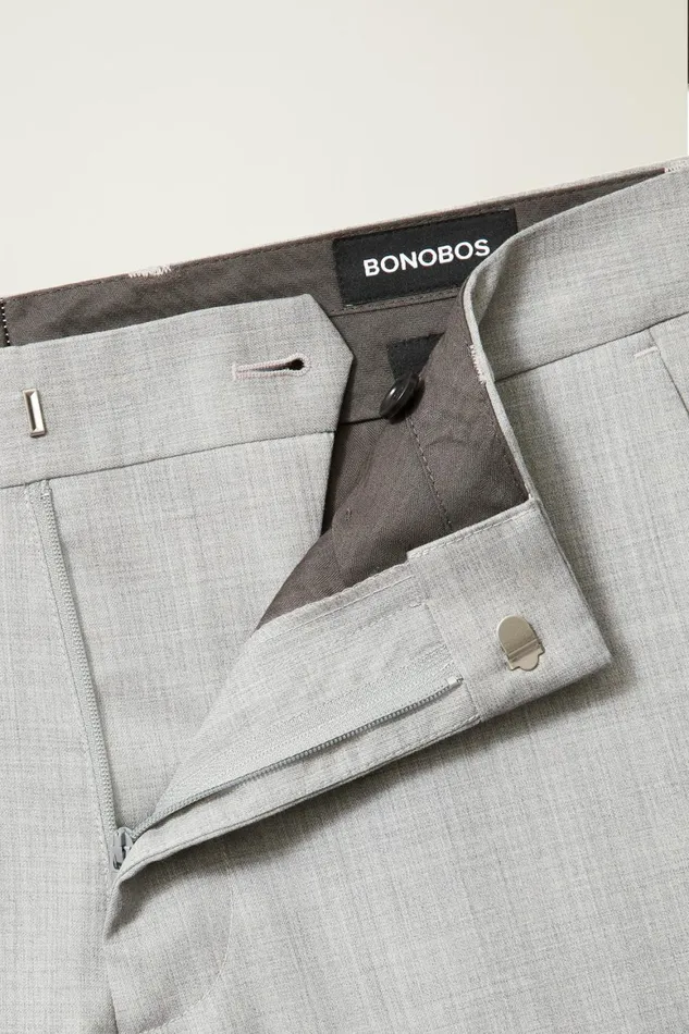 Men Jetsetter Wool Dress Pant Light Grey Bonobos Dress Pants