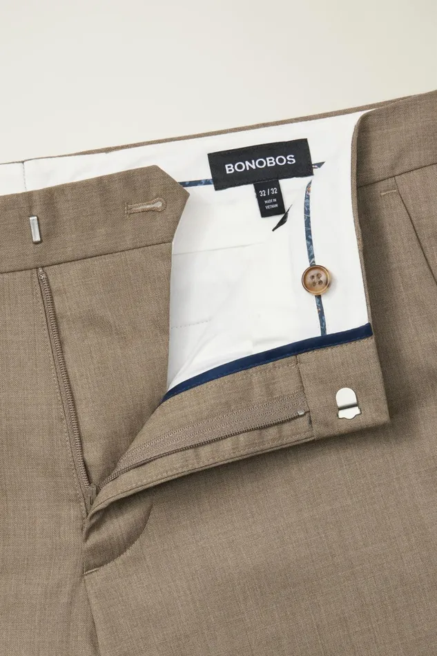 Men Jetsetter Wool Dress Pant Tan Bonobos Dress Pants