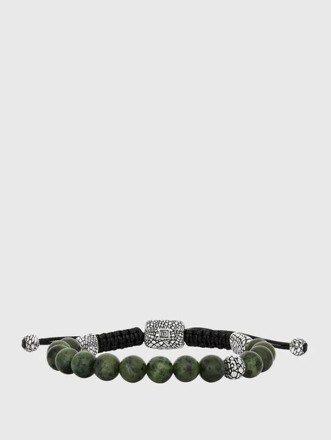 Men Jewelry John Varvatos SNAKESKIN BEADED BRACELET No Color