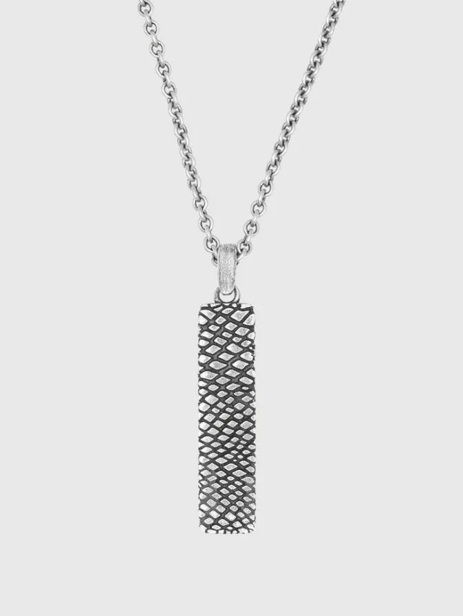 Men Jewelry John Varvatos SNAKESKIN PENDANT NECKLACE No Color