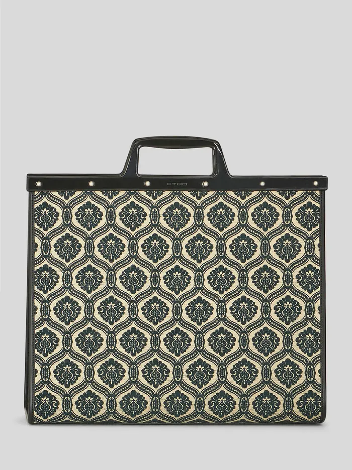 Men Large Love Trotter Bag Etro Shopping Bags
