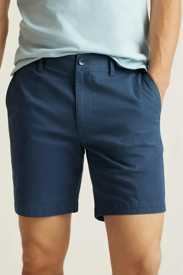 Men Lightweight Chino Short Sargasso Sea Blue Bonobos Chino Shorts