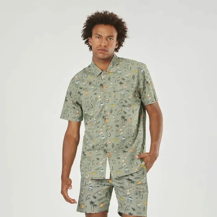 Men MATAIKONA SS SHIRT Picture Organic Clothing Shirts