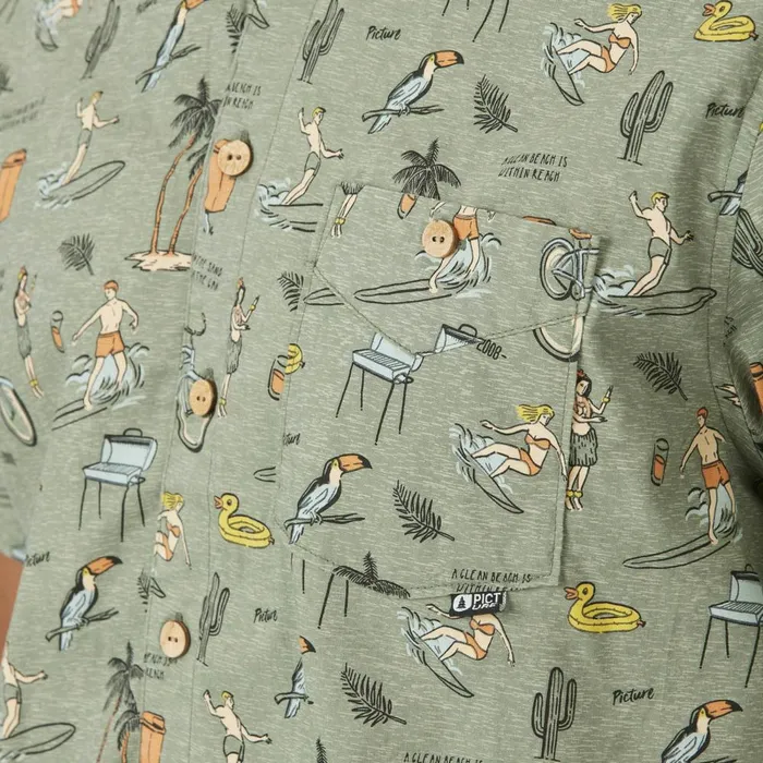 Men MATAIKONA SS SHIRT Picture Organic Clothing Shirts