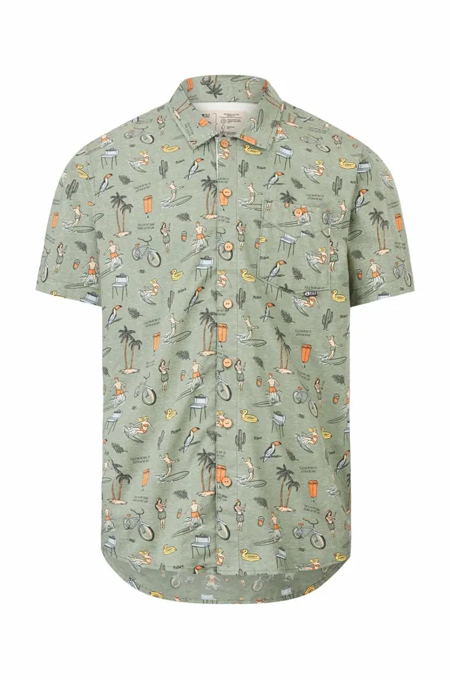 Men MATAIKONA SS SHIRT Picture Organic Clothing Shirts