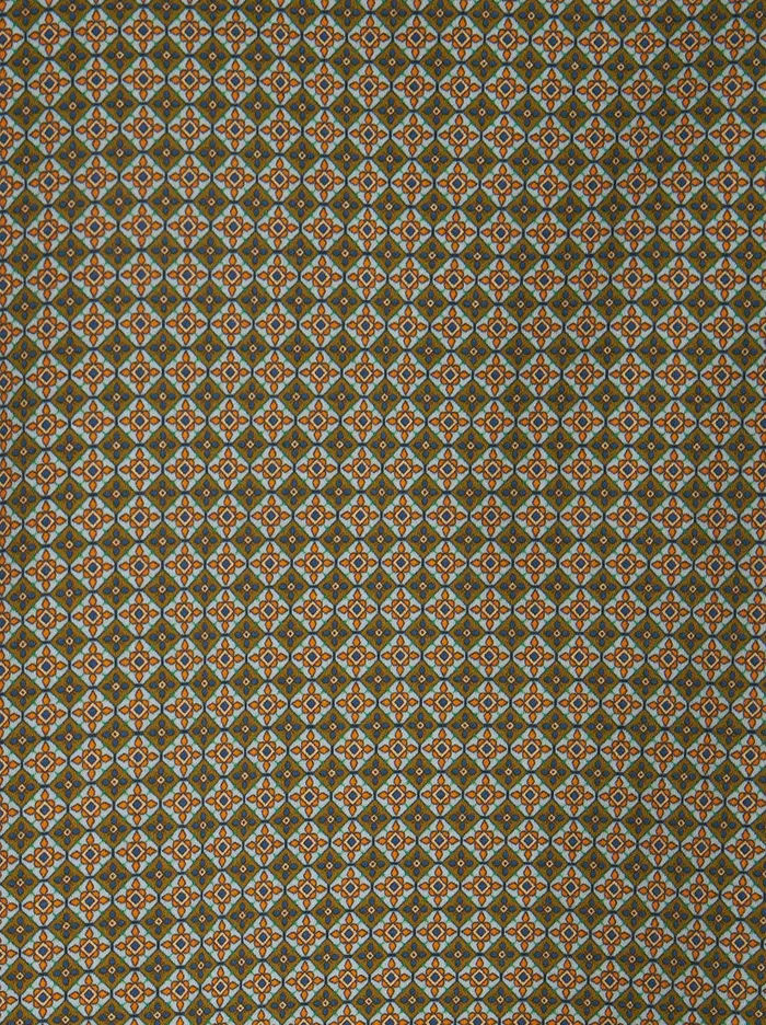 Men Micro Geometric Print Cotton Shirt Etro Shirts