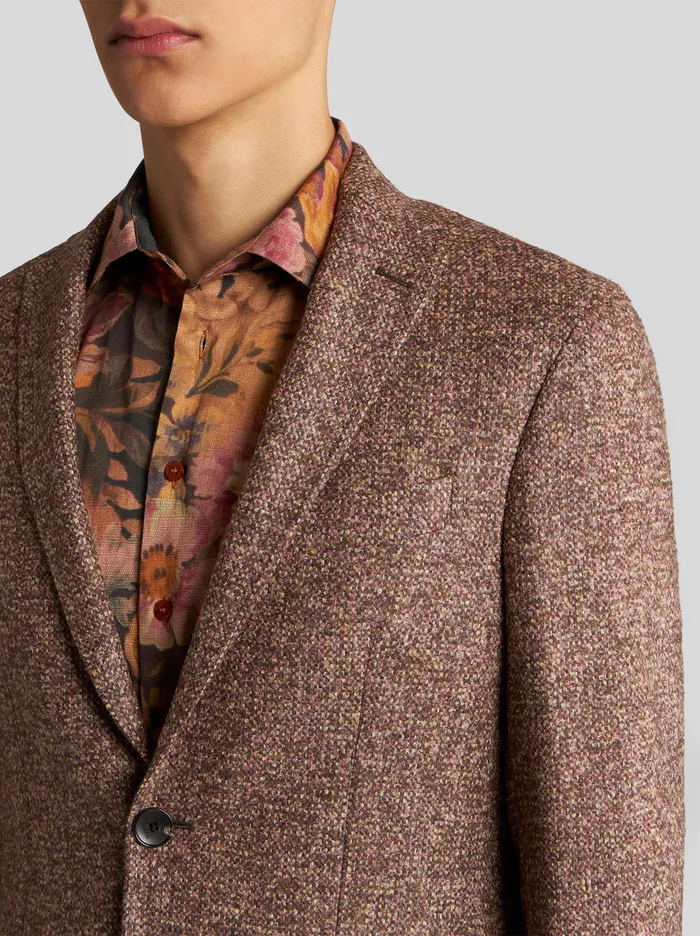 Men Mixed Wool Jacket Etro Jackets