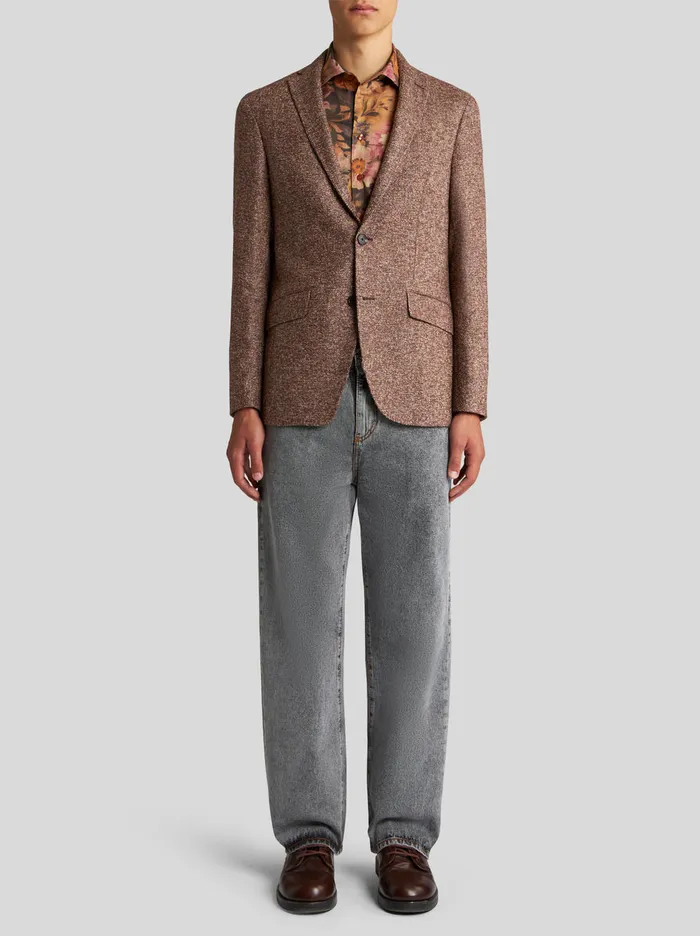 Men Mixed Wool Jacket Etro Jackets