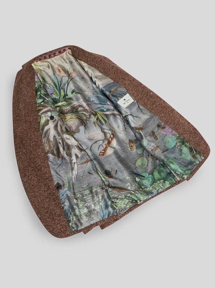 Men Mixed Wool Jacket Etro Jackets
