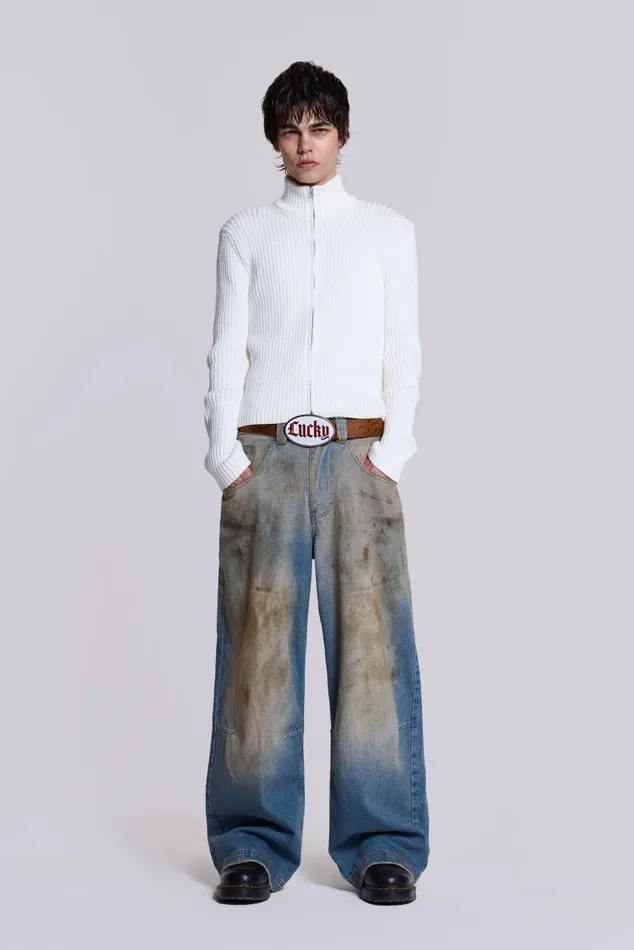 Men Mud Wash Colossus Jeans Jaded London Colossus Jeans