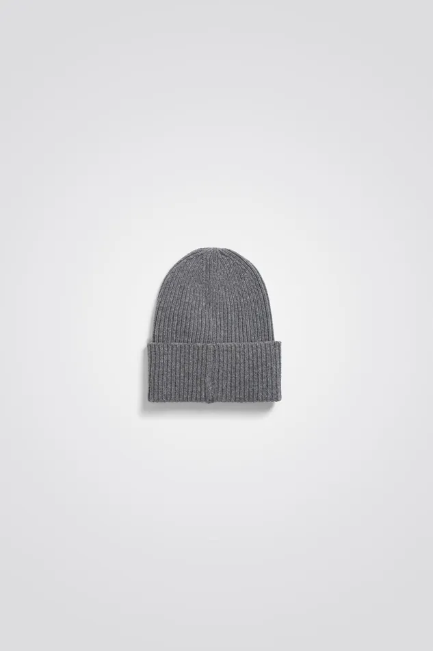Men Norse Projects Beanies Merino Lambswool Rib N Logo Beanie Blood Orange
