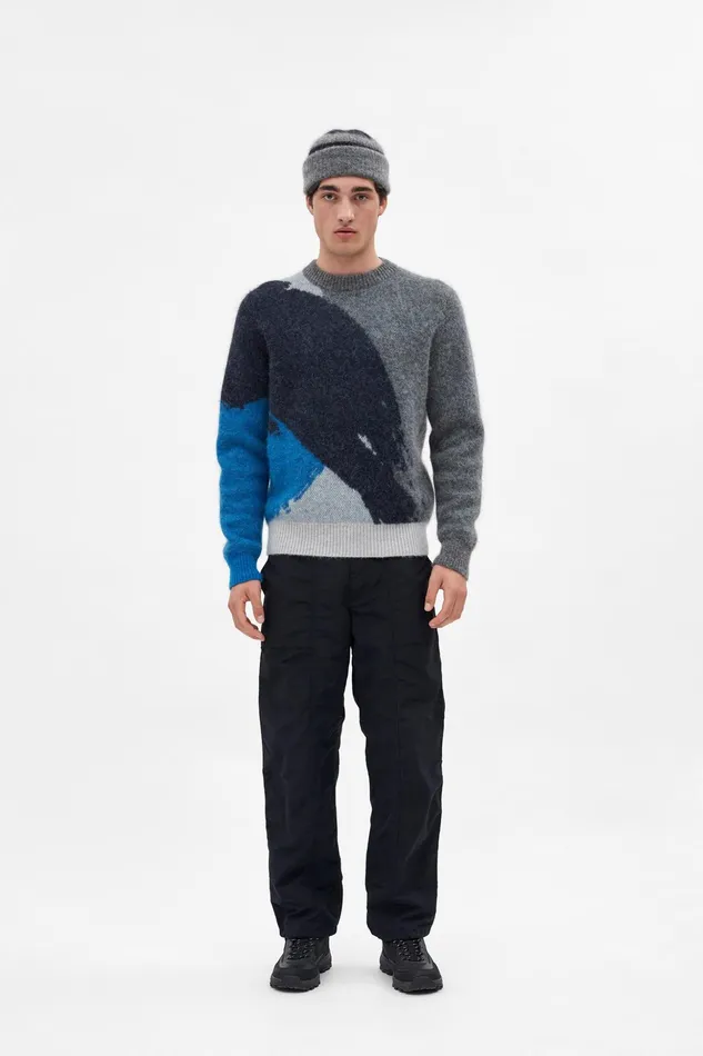 Men Norse Projects Beanies Wool Sports Cap Dark Navy