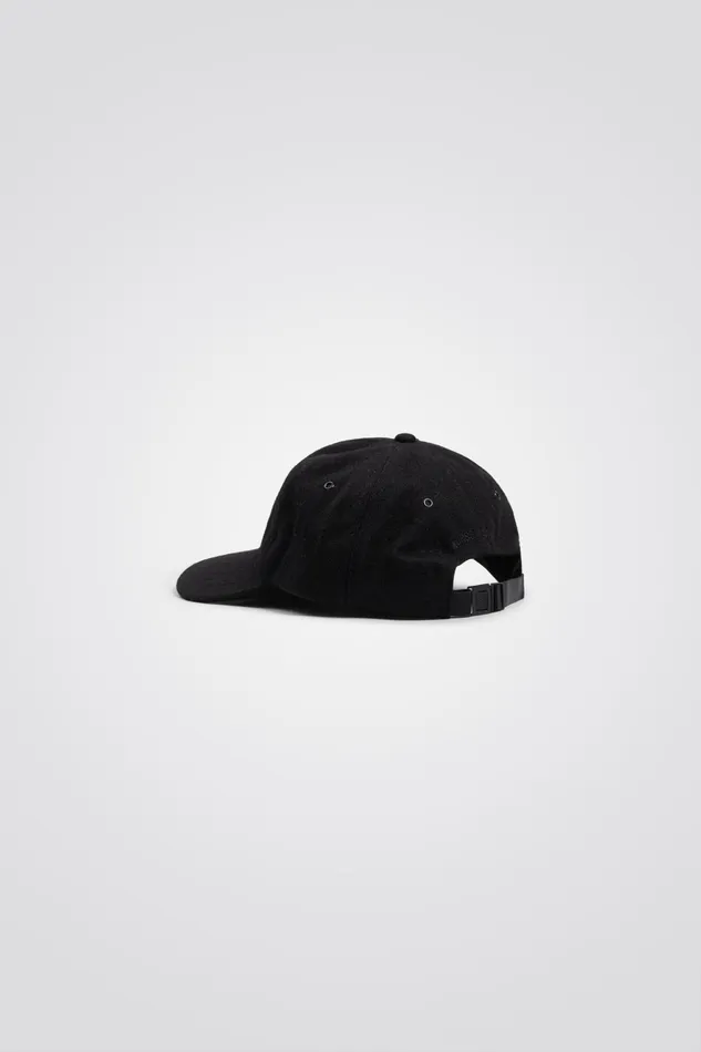 Men Norse Projects Caps Wool Sports Cap Black