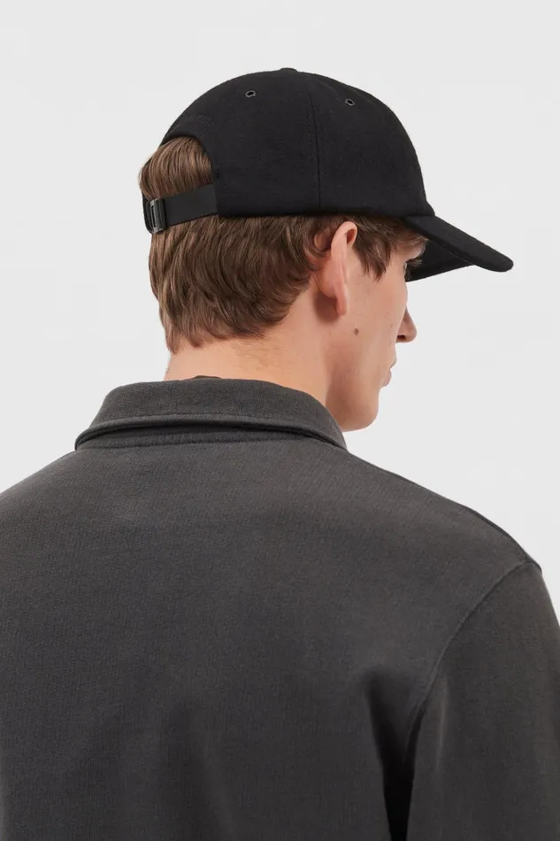 Men Norse Projects Caps Wool Sports Cap Black