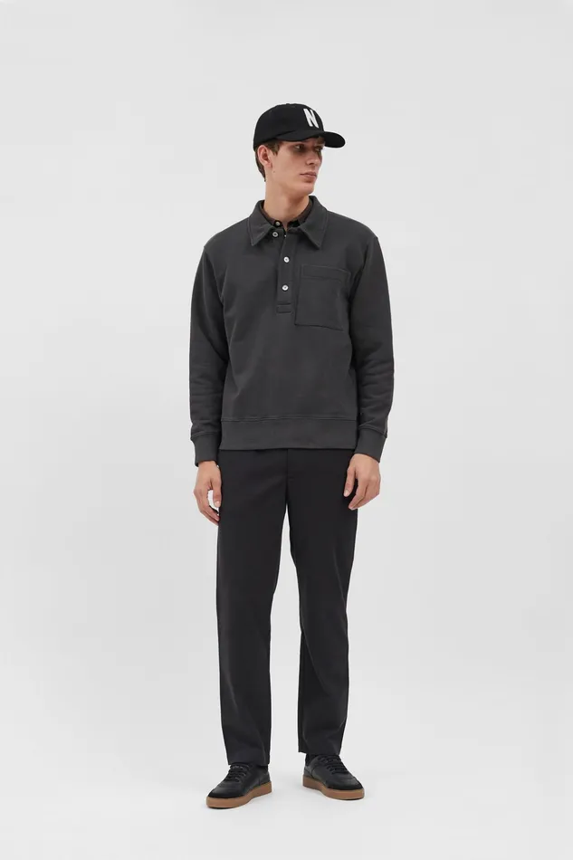 Men Norse Projects Caps Wool Sports Cap Black