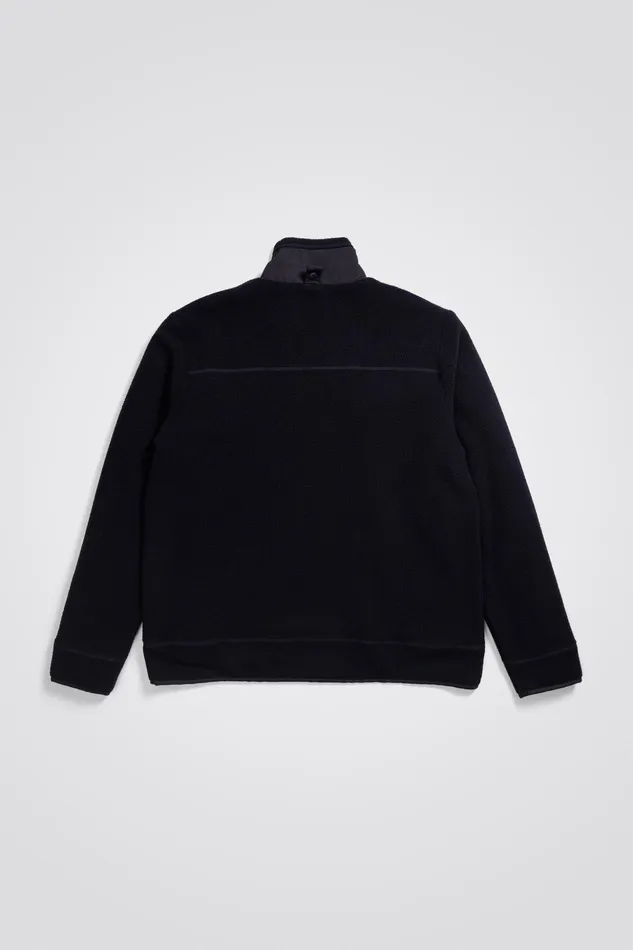 Men Norse Projects Outerwear Frederik Fleece Full Zip Jacket Dark Navy