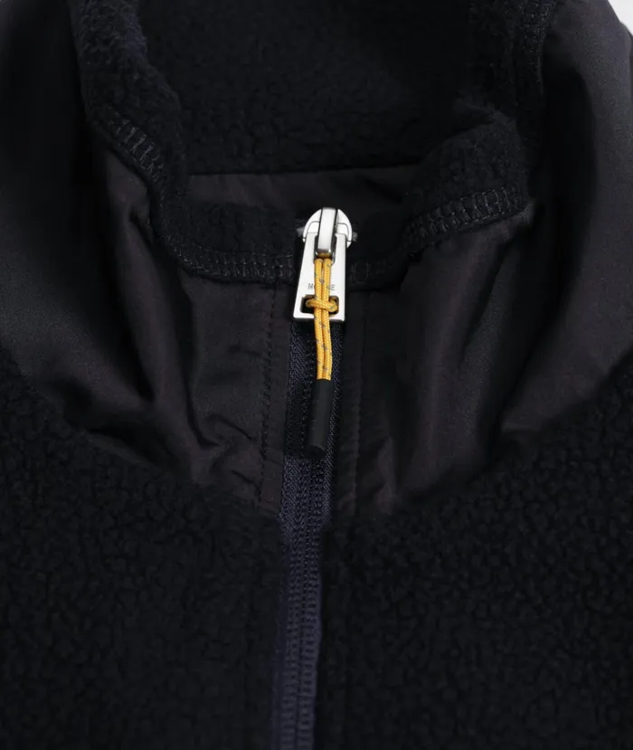 Men Norse Projects Outerwear Frederik Fleece Full Zip Jacket Dark Navy