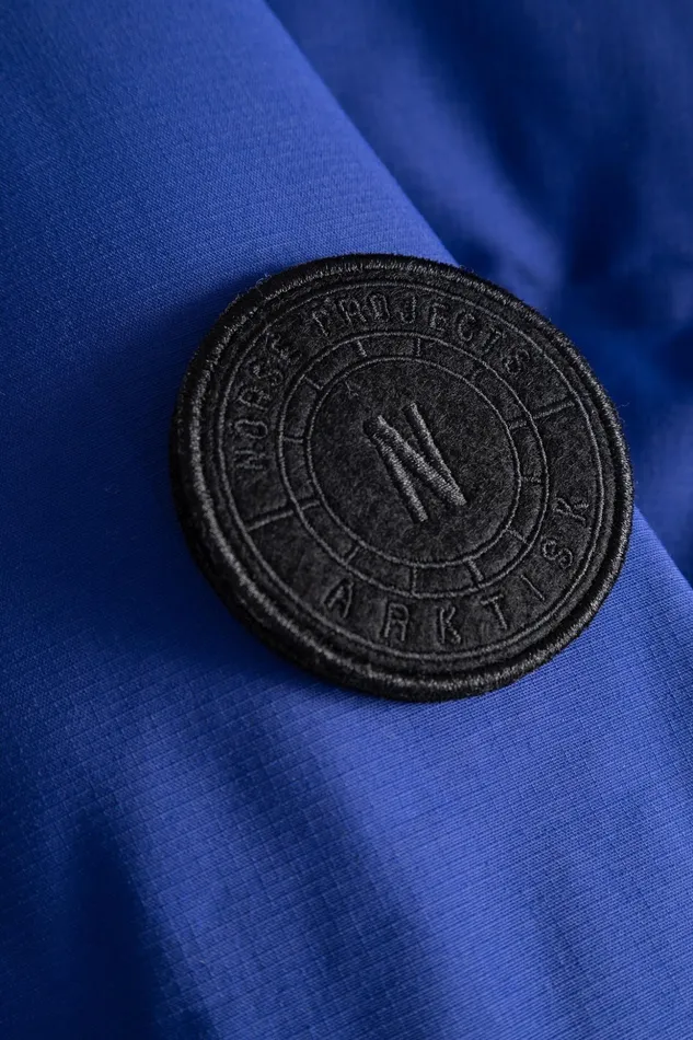 Men Norse Projects Outerwear Mountain Parka GoreTex Cobalt Blue