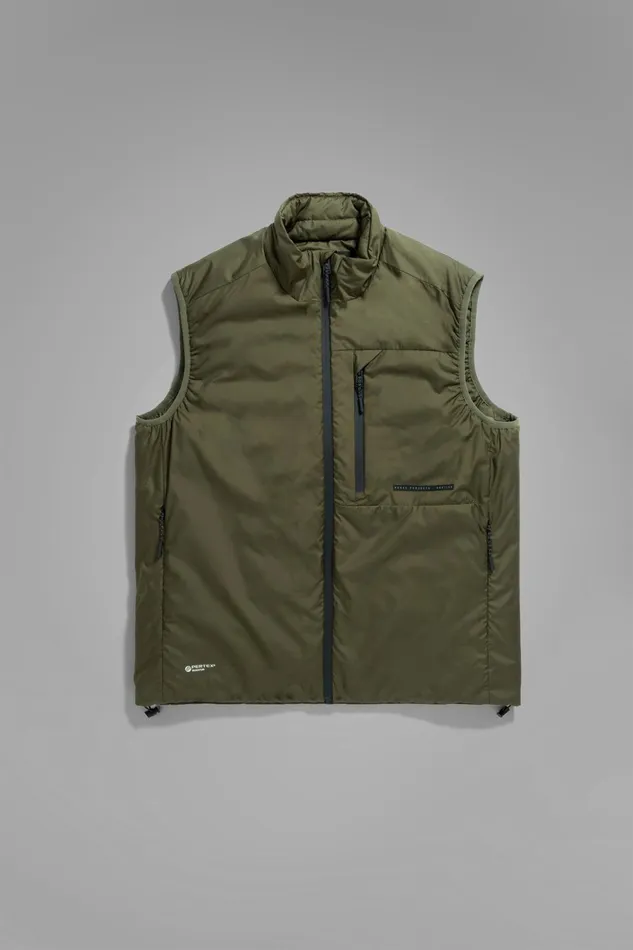 Men Norse Projects Outerwear Pertex Quantum Midlayer Vest Army Green