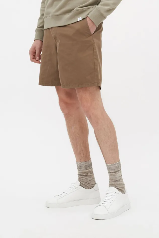 Men Norse Projects Shorts Aros Regular Light Shorts Sediment Green
