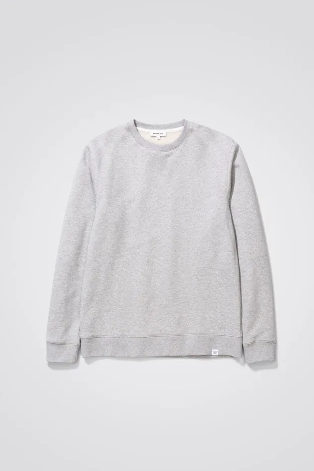 Men Norse Projects Sweatshirts Vagn Classic Crew Light Grey Melange