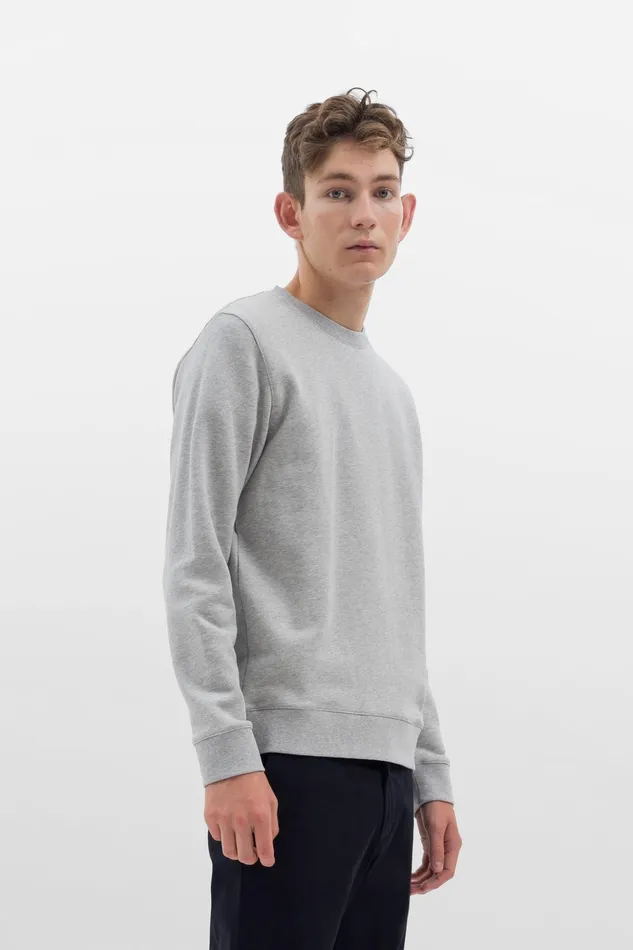 Men Norse Projects Sweatshirts Vagn Classic Crew Light Grey Melange