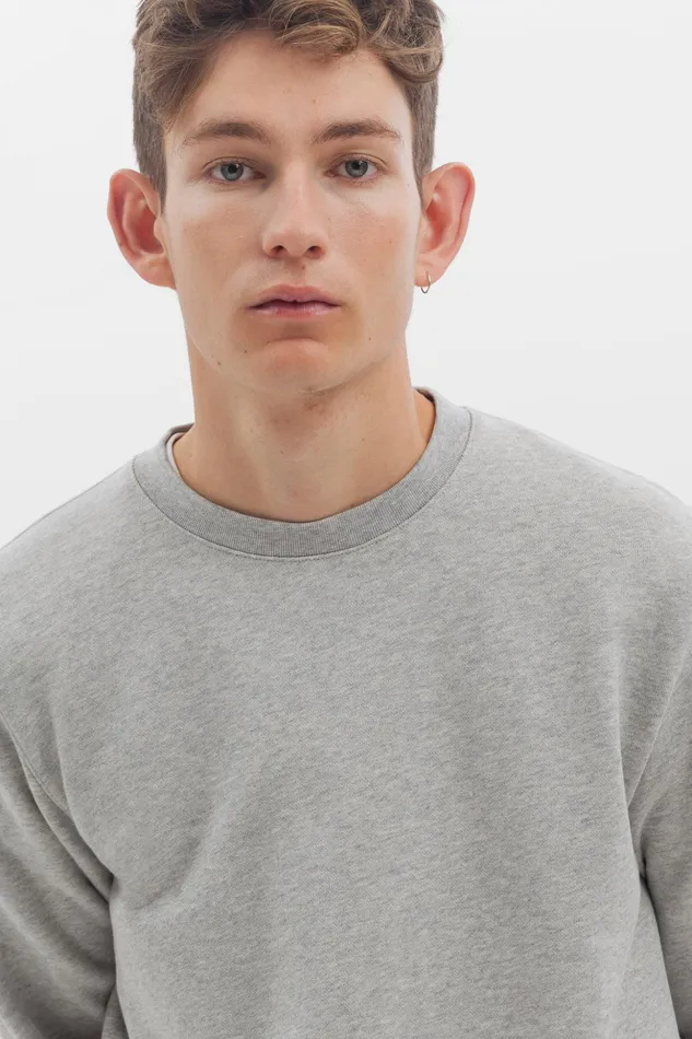 Men Norse Projects Sweatshirts Vagn Classic Crew Light Grey Melange