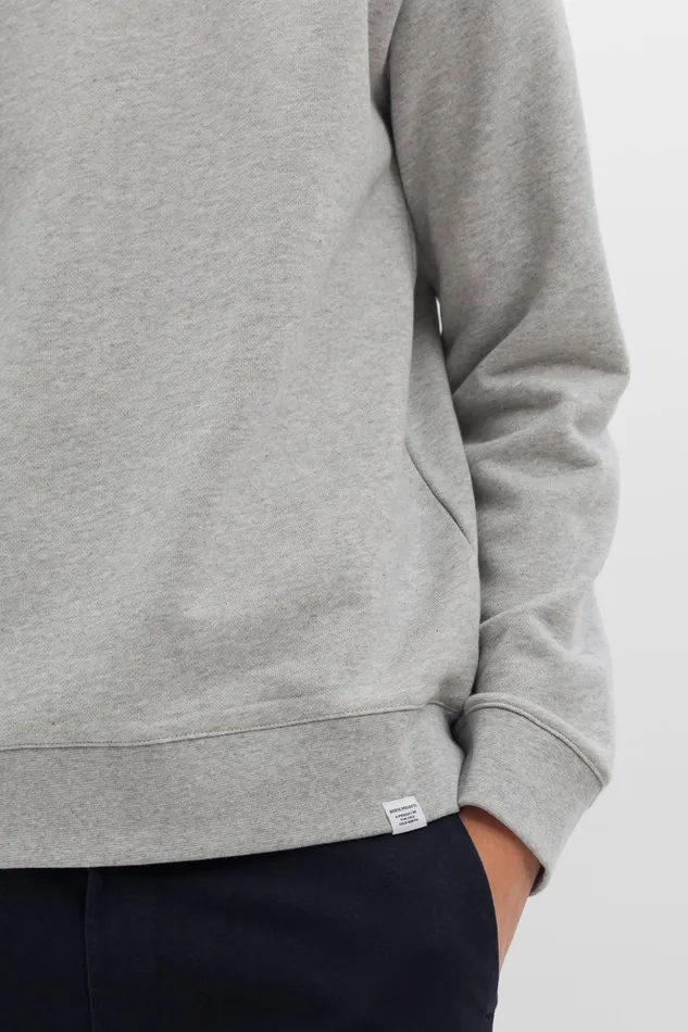 Men Norse Projects Sweatshirts Vagn Classic Crew Light Grey Melange