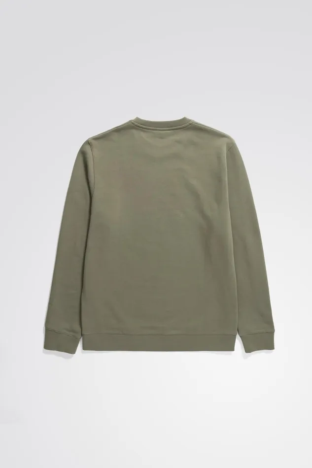 Men Norse Projects Sweatshirts Vagn Classic Crew Sediment Green