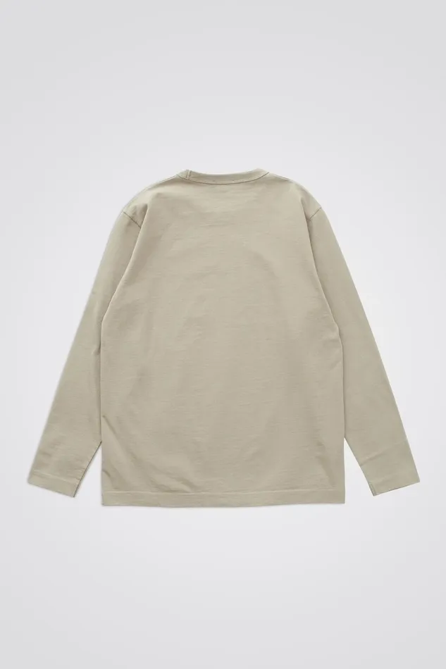 Men Norse Projects TShirts Holger Tab Series Reflective LS Sand