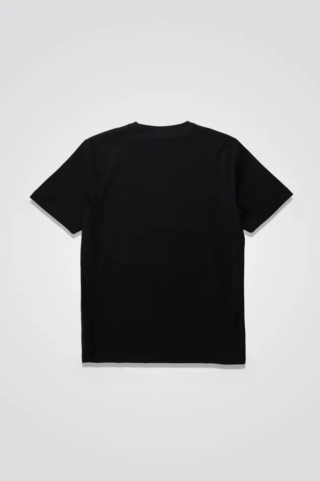 Men Norse Projects TShirts Jakob Interlock Nn Print TShirt Black