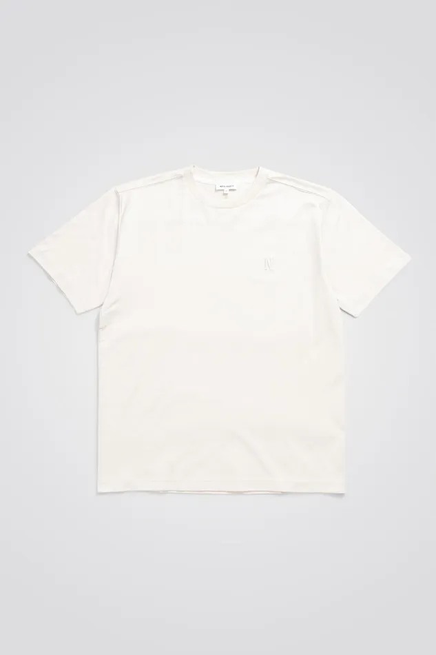 Men Norse Projects TShirts Johannes N Logo Tshirt Lucid White