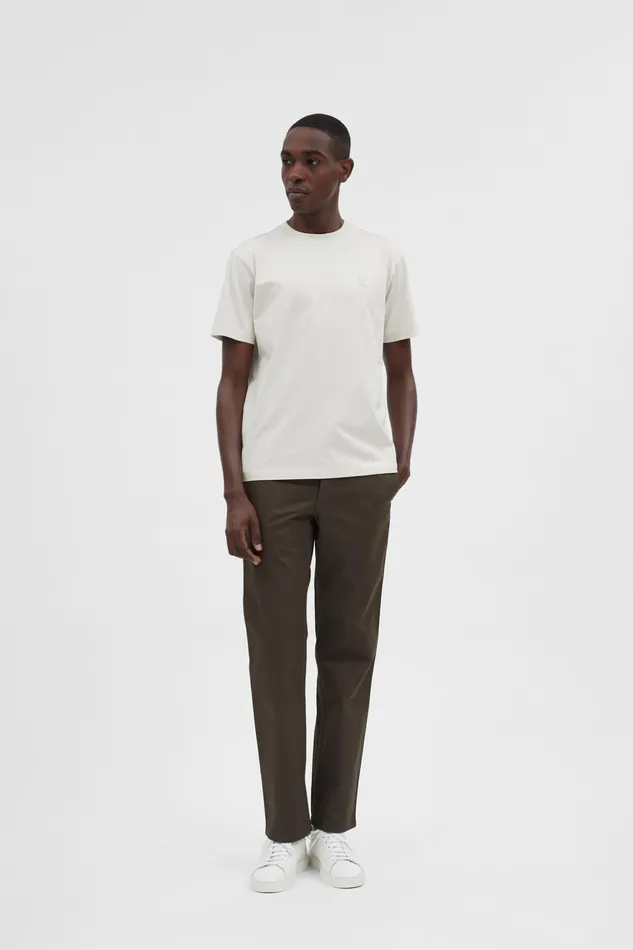 Men Norse Projects TShirts Johannes N Logo Tshirt Lucid White