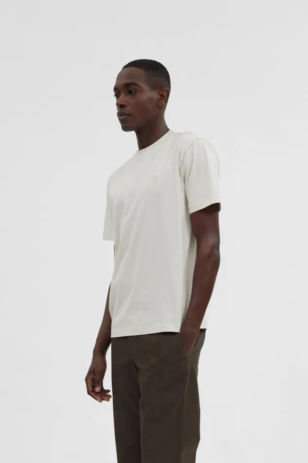 Men Norse Projects TShirts Johannes N Logo Tshirt Lucid White