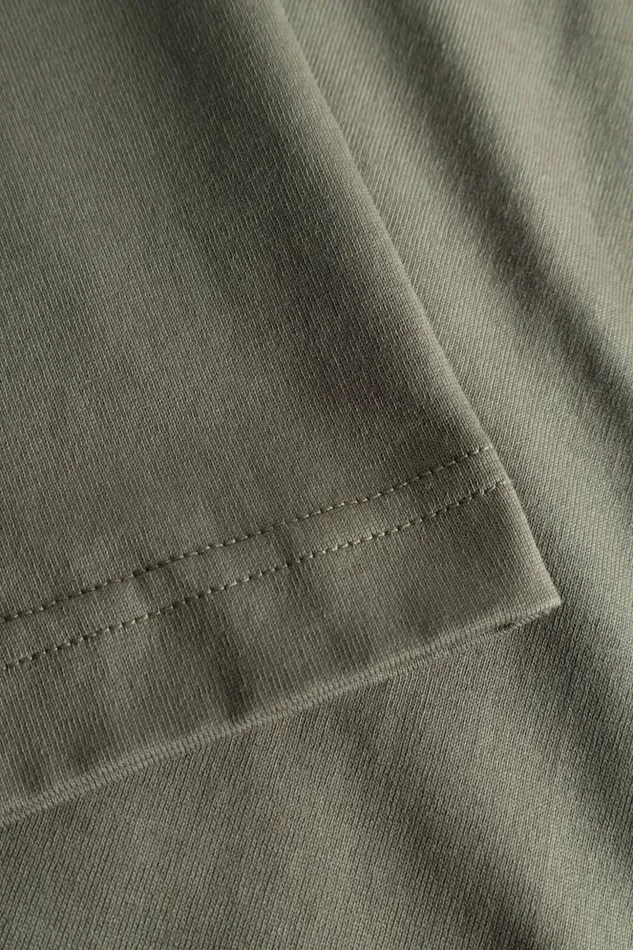 Men Norse Projects TShirts Johannes Organic Circle Print Tshirt Sediment Green