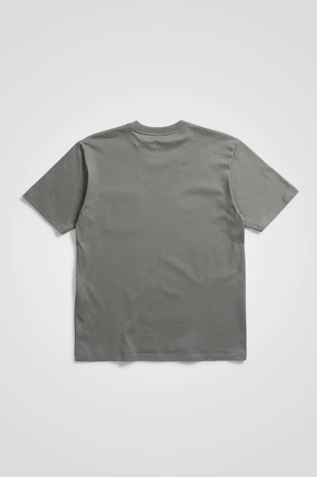 Men Norse Projects TShirts Johannes Standard Pocket SS Pewter